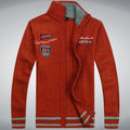 Cotton Man Sweater Winter Cardigan Winter Overcoat Casual New Fashion Cotton Red Mens Winter Jacket