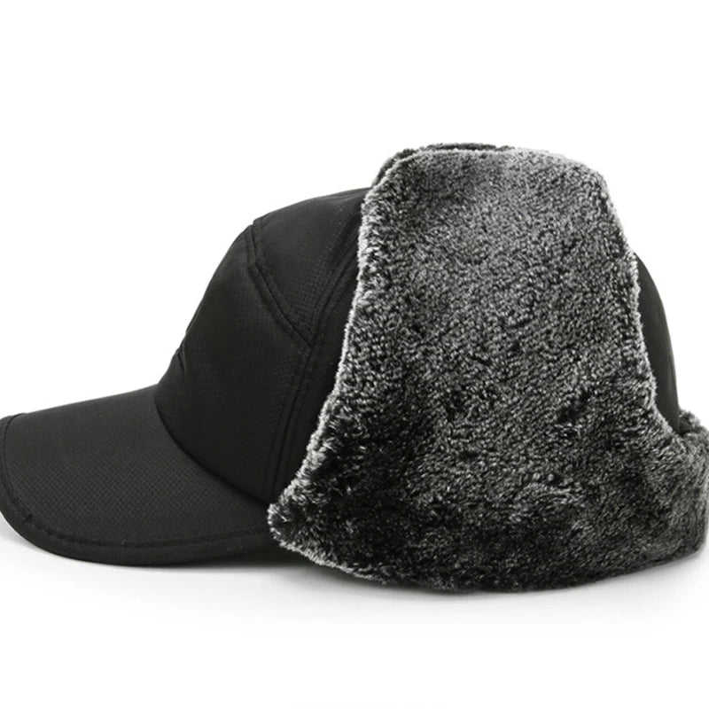 Outdoor Hat Winter Thick Lei Feng Hat Men's Warm Winter Hat Bicycle Hat Winter Hat