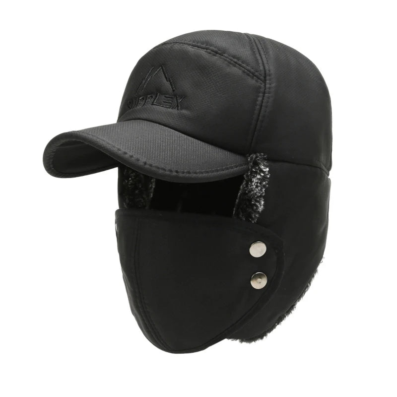 Outdoor Hat Winter Thick Lei Feng Hat Men's Warm Winter Hat Bicycle Hat Winter Hat